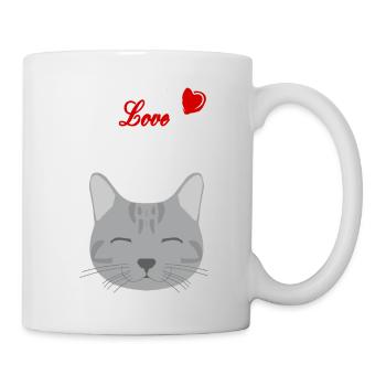 All you need is Love and a British Shorthair I BKH - Tasse - Weiß - Rechts