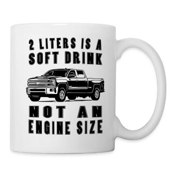 Pick Up - Truck - Trucker - Pick Up Fahrer black - Tasse - Weiß - Rechts