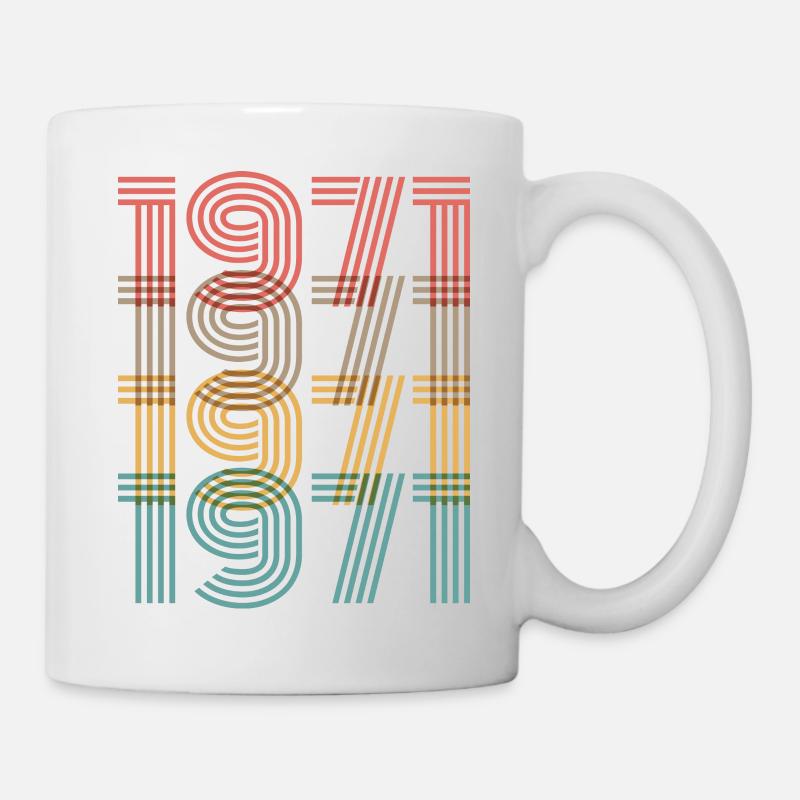 vintage 1971 - Mug - white