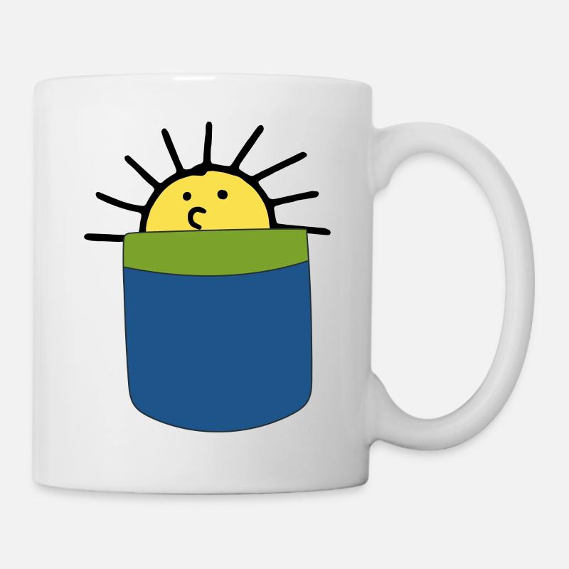 Sonne - Tasse - Weiß