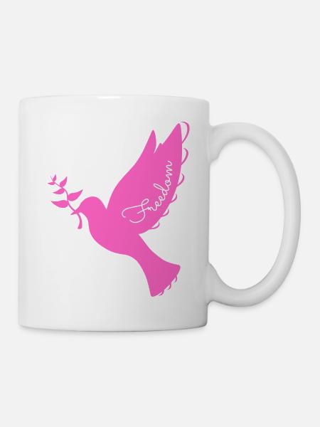 Freiheit | Freiheit | Hergestellt in Frankreich ✅ - Tasse - Weiß