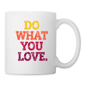 FAIS CE QUE TU AIMES. - Mug blanc - blanc - Droite