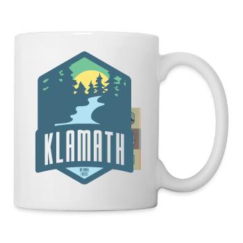 Klamath National Forest - Tasse - Weiß - Rechts