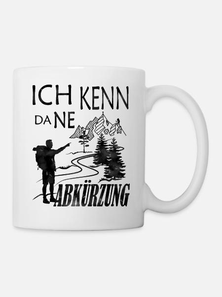 Ich kenn da ne Abkürzung - Tasse - Weiß