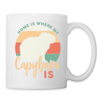 Motif Capibara pour les propriétaires de Capibara - Mug blanc - blanc - Droite