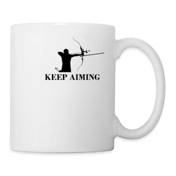 Tir à l'arc et à la flèche - Mug blanc - blanc - Droite