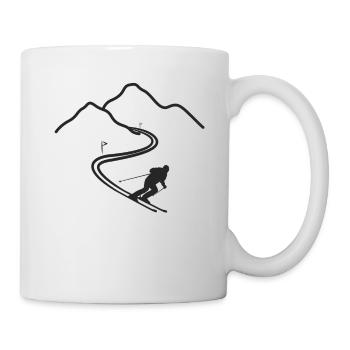 Cadeau pour les sports d'hiver - Mug blanc - blanc - Droite