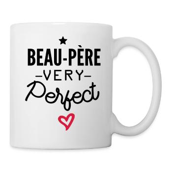 beau-père parfait / beau-père very perfect - Mug blanc - blanc - Droite