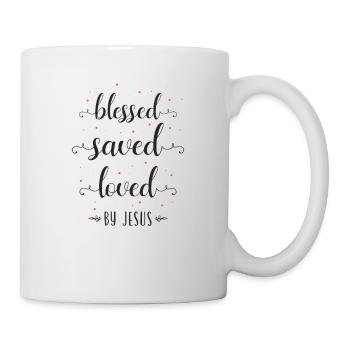 Christian bible verse religion - Mug - white - Right
