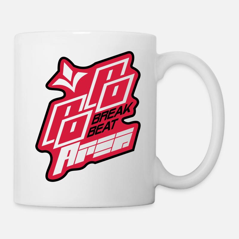 breakbeat area - Tasse - Weiß