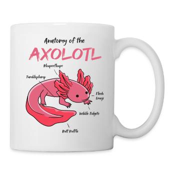 Axolotl anatomy - Mug - white - Right