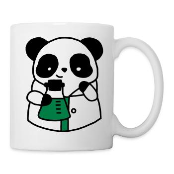 Panda chemical scientist technical biologist - Mug - white - Right