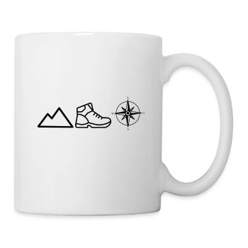 Mountains Alps Mountaineering - Mug - white - Right