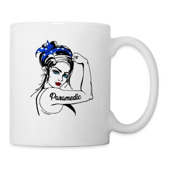 Ambulancier paramédical EMT - Mug blanc - blanc - Droite