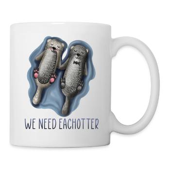 Nous need each Otter funny cadeau cute couple - Mug blanc - blanc - Droite