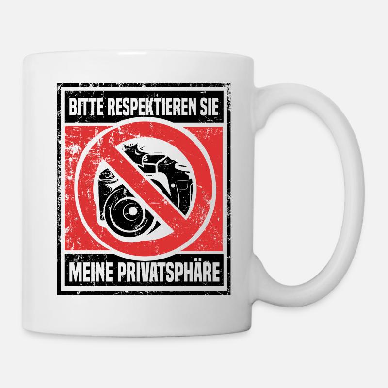 Privatsphäre Internet Datenschutzbeauftragter - Tasse - Weiß