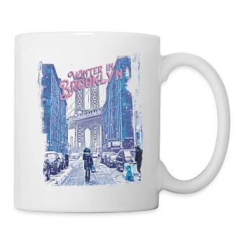 WINTER IN BROOKLYN - Tasse - Weiß - Rechts