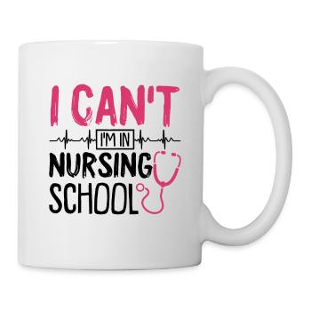 Krankenschwester Krankenpflegerin in Ausbildung - Tasse - Weiß - Rechts