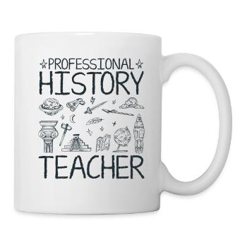 History Teacher and Teacher Gift - Mug - white - Right