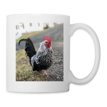 Hahn - Tasse - Weiß - Rechts