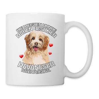 Havaneser haben Personal | Lustige Sprüche - Tasse - Weiß - Rechts