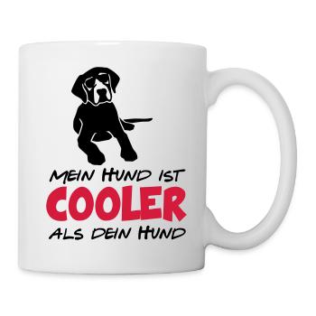 Baby Kind Cooler Hund - Tasse - Weiß - Rechts