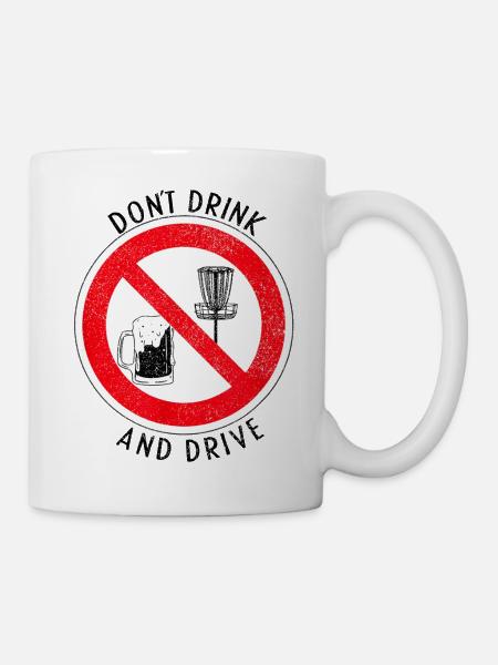 Disc Golf Funny Gift Frisbee Golf - Mug - white