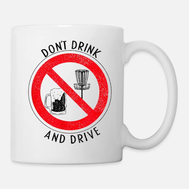 Disc Golf Funny Gift Frisbee Golf - Mug - white