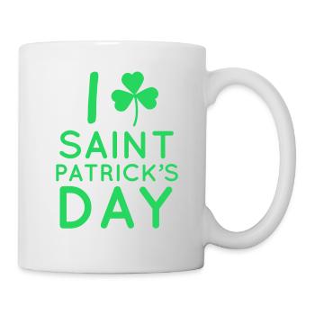 St Patricks Day, St Patricks Day, St Patricks Day - Tasse - Weiß - Rechts