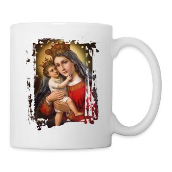 Holly Mary Maria Madonna Mariana Virgin Mary - Mug - white - Right