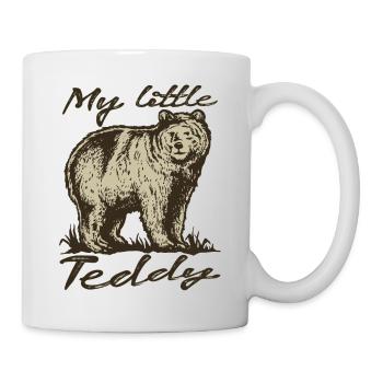 mon petit nounours - mon petit nounours - ours - Mug blanc - blanc - Droite