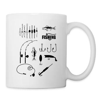 Fishing Fishing Fish Fisherman - Mug - white - Right