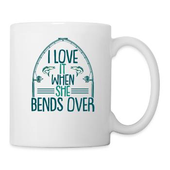 Fishing Fishing Fishing Fishing Fishing Rod - Mug - white - Right
