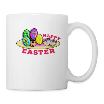 Pâques Pâques Pâques Pâques Pâques Pâques Pâques - Mug blanc - blanc - Droite