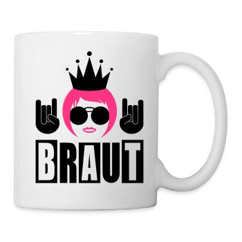Die Braut - Tasse - Weiß - Rechts