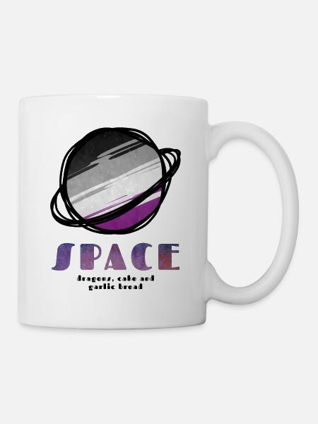 Espace - espace asexué - Mug blanc - blanc
