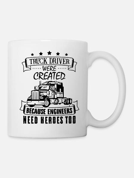 Trucker - Tasse - Weiß