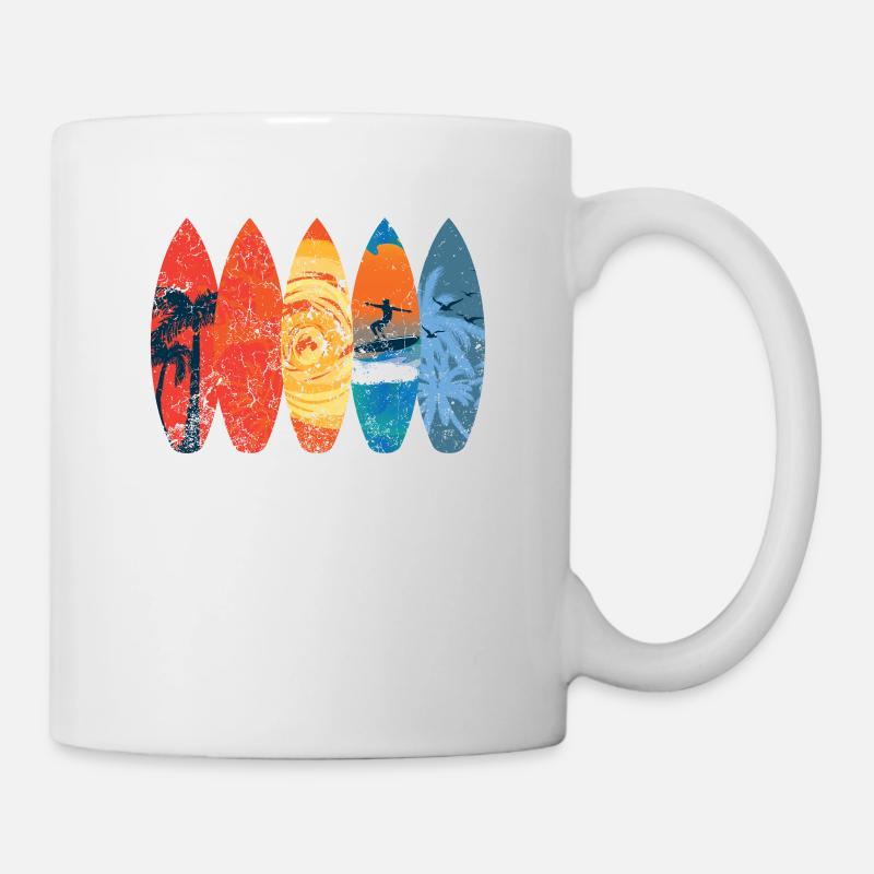Surfer - Tasse - Weiß