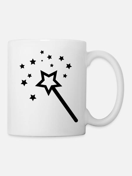 zauberstab - Tasse - Weiß
