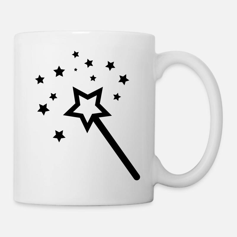zauberstab - Tasse - Weiß