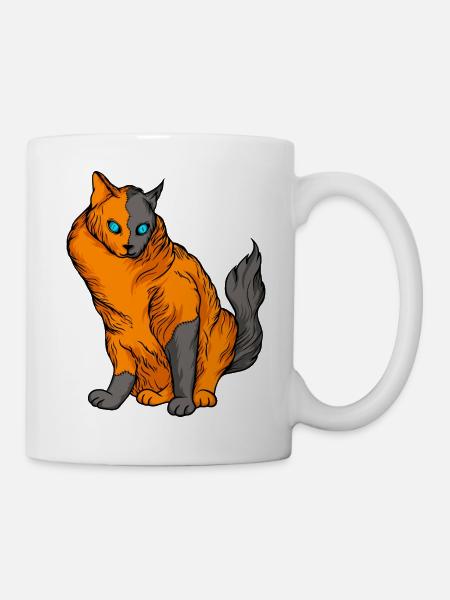 Chats drôles 6 - Mug blanc - blanc