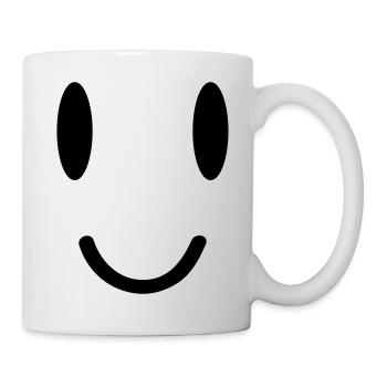 smile face - Tasse - Weiß - Rechts