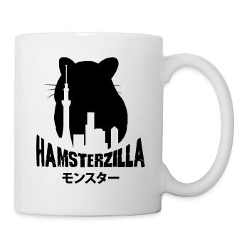 Hamsterzilla - Monstre - Hamster - Mug blanc - blanc - Droite