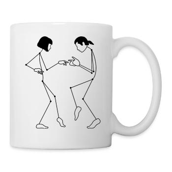 i want to dance - Mia and Vincent - Mug - white - Right