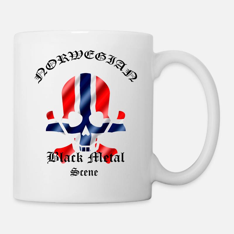 Norwegian Black Metal Scene - Mug blanc - blanc