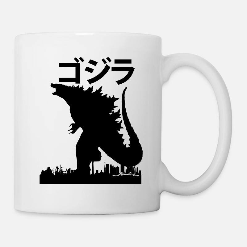 GODZILA - Tasse - Weiß