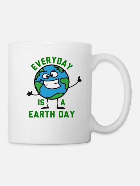 Earth Day, Earth Day, Earth Day, Earth Day - Mug - white