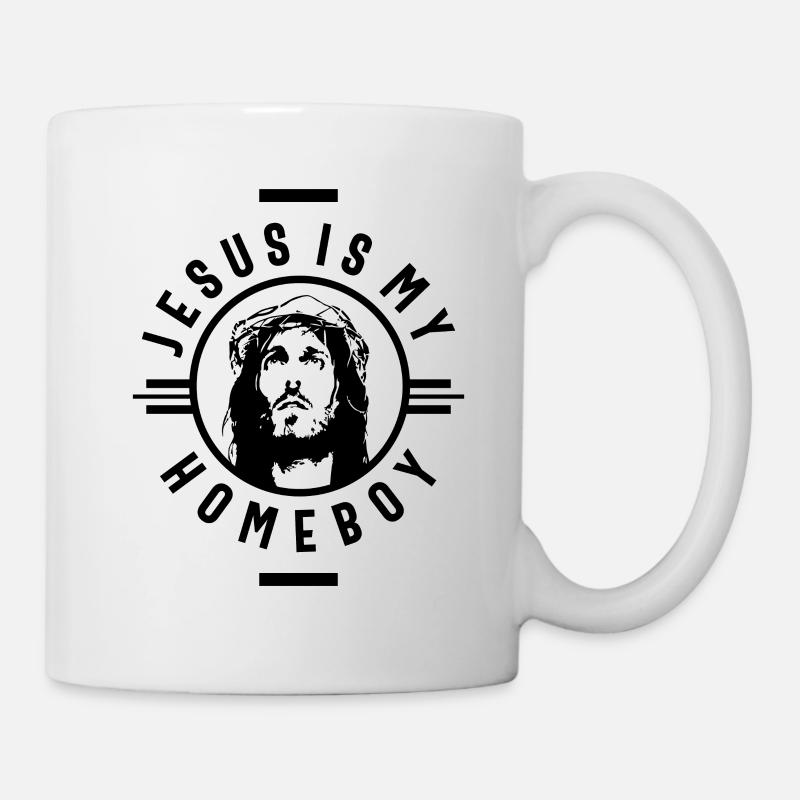 Jésus | Citation chrétienne drôle de dicton - Mug blanc - blanc