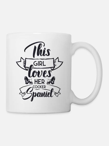 Cocker Spaniel - Mug - white
