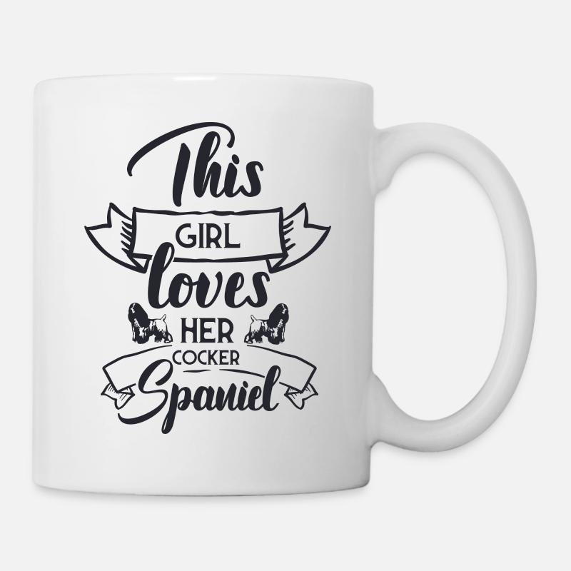 Cocker Spaniel - Mug - white